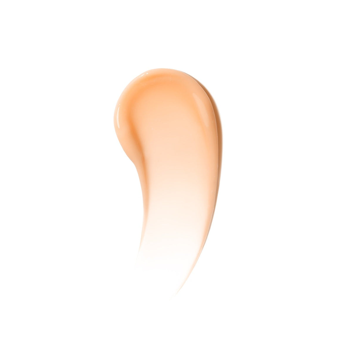 Smear of C-Rush Brightening Gel Crème shown on a white background. 