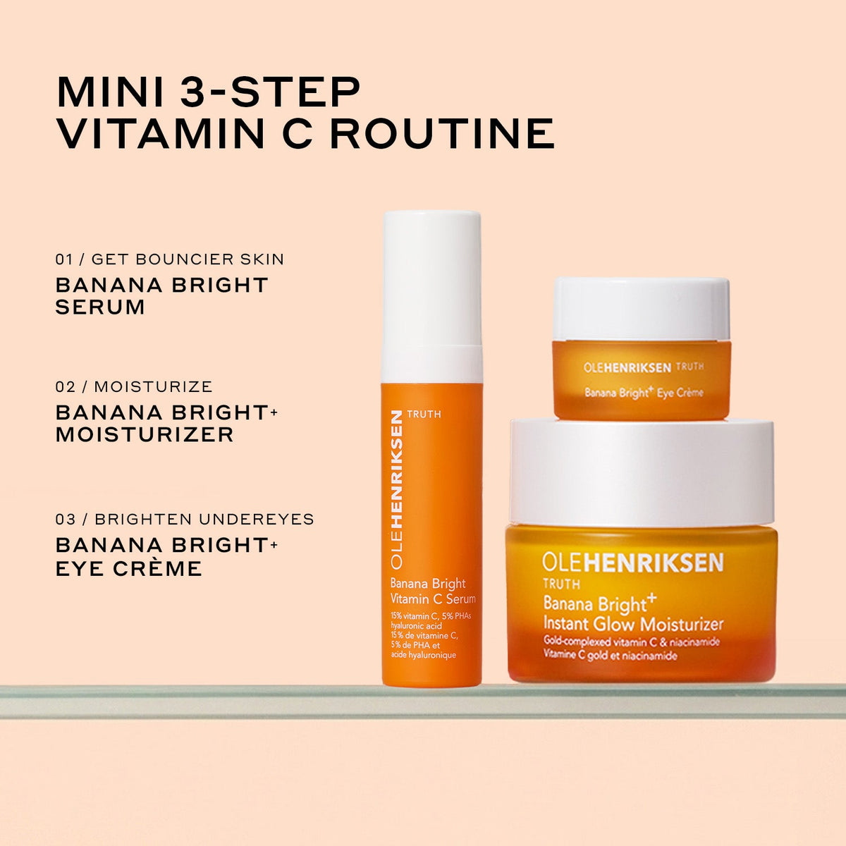 Banana Bright Bestsellers Vitamin C Trio Your Care Pick on a Busy Morning