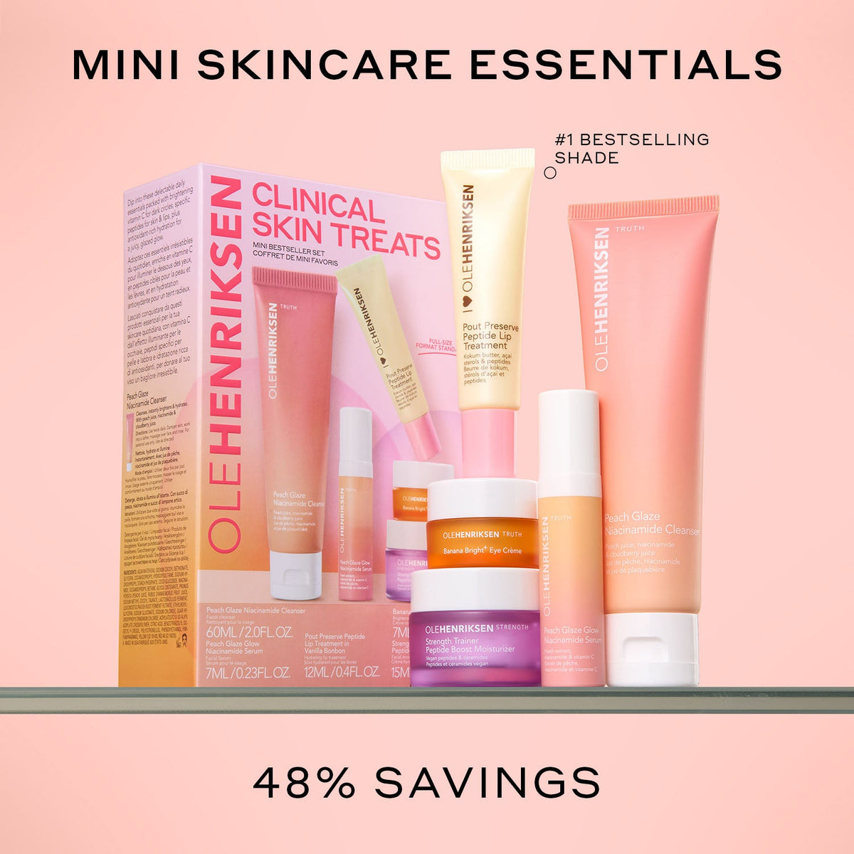 Clinical Skin Treats Mini Bestseller Set Your Skincare Essential before Brunch