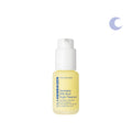 A 1oz bottle of Dewtopia 20% Acid Night Treatment on a white background. Upper right corner has an icon a blue moon.
