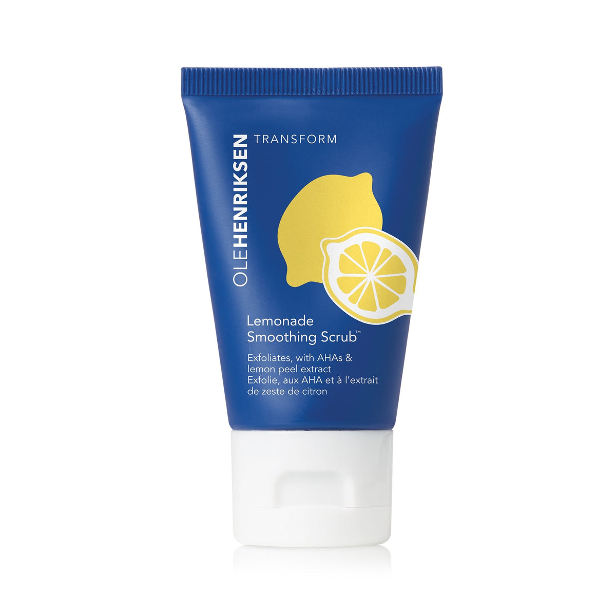 Image of a 1oz Lemonade Smoothing Scrub against a white background.