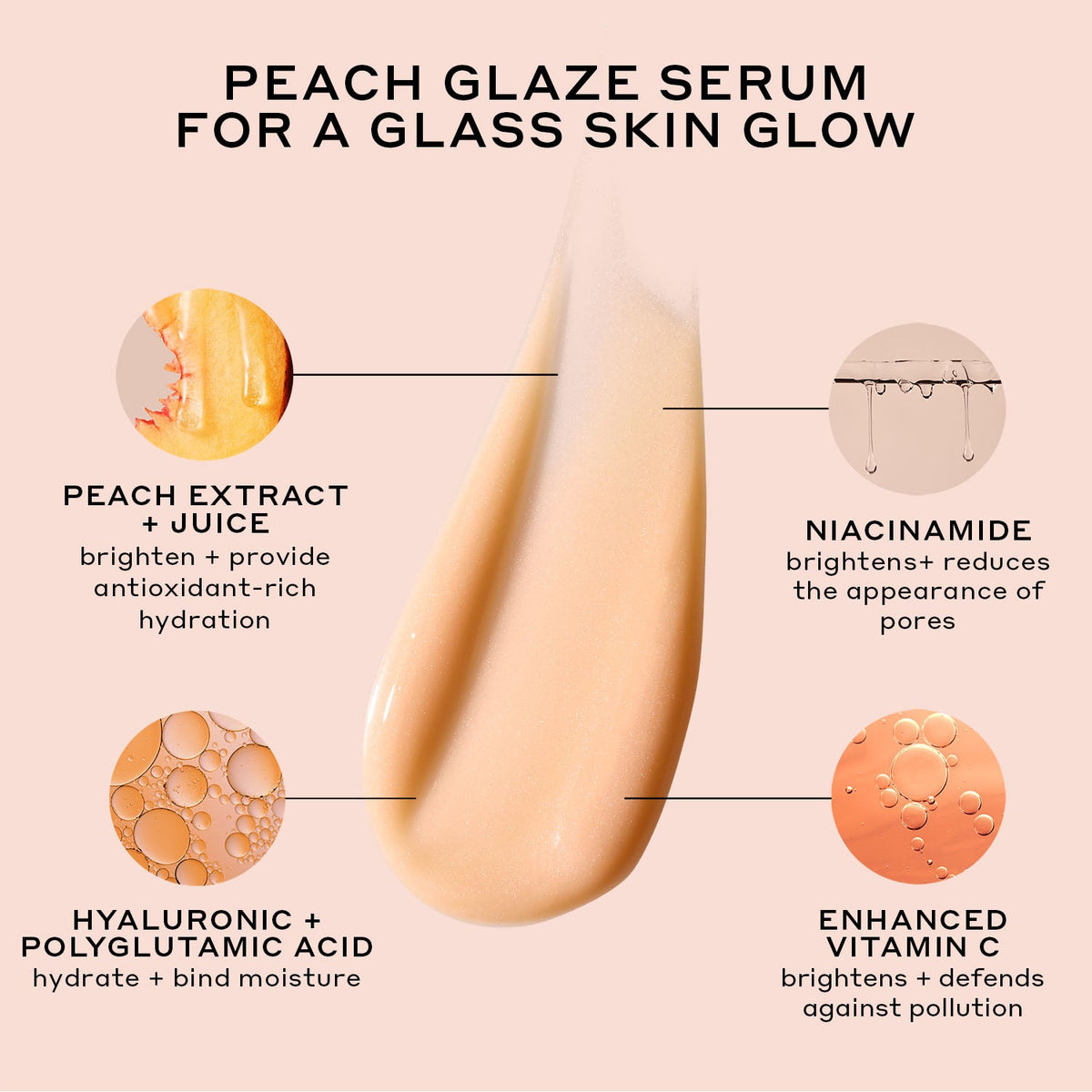 Peach Glaze Glow Niacinamide Serum with Vitamin C Your Routine Pick after a Long Day