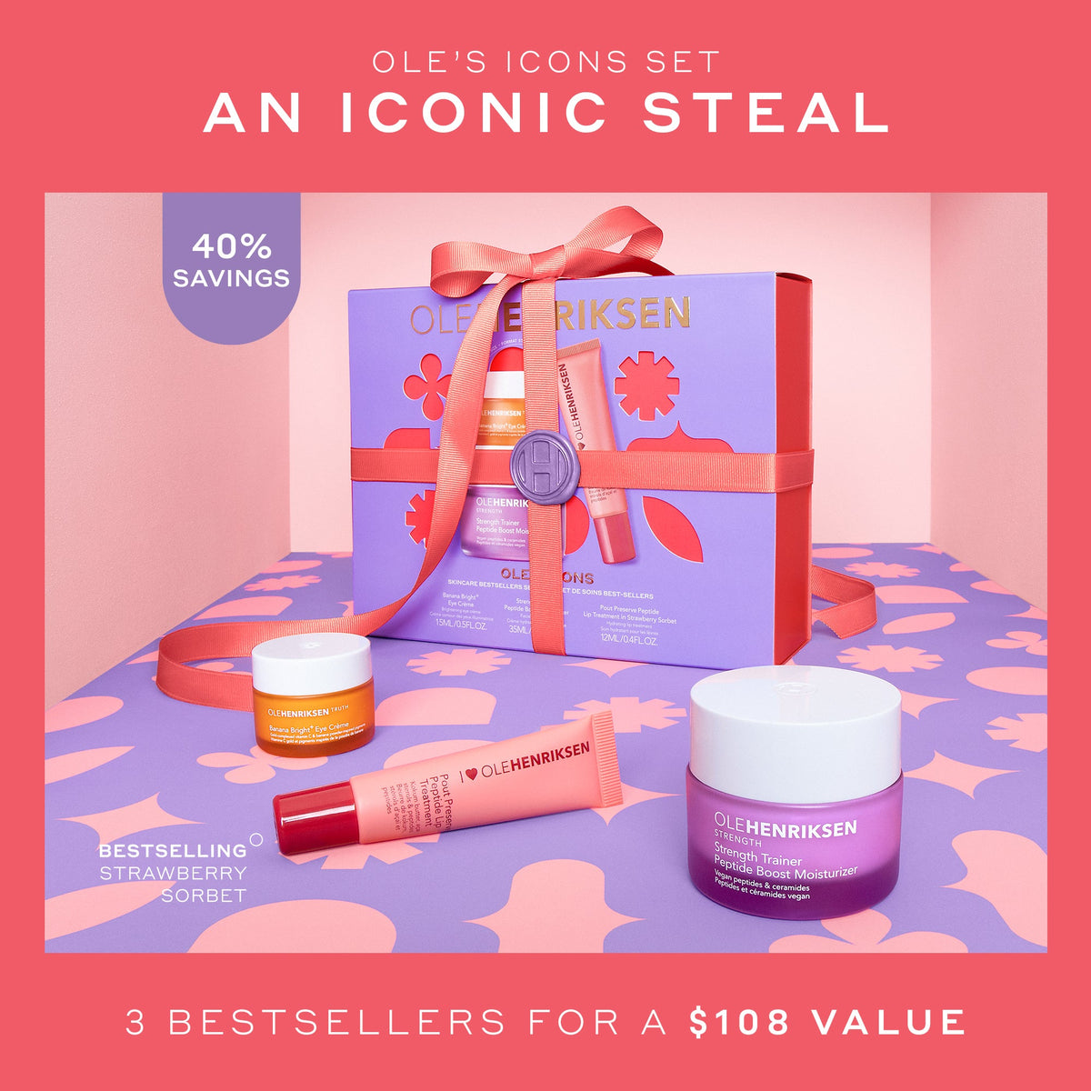 Ole’s Icons Skincare Bestseller Gift Set Your Skincare Essential on a Quiet Morning