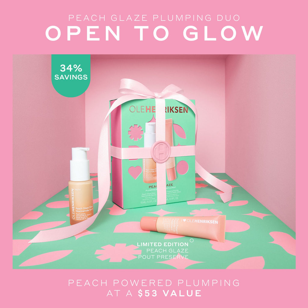 Peach Glaze Niacinamide + Peptide Plumping Duo Your Skincare Essential on a Slow Morning