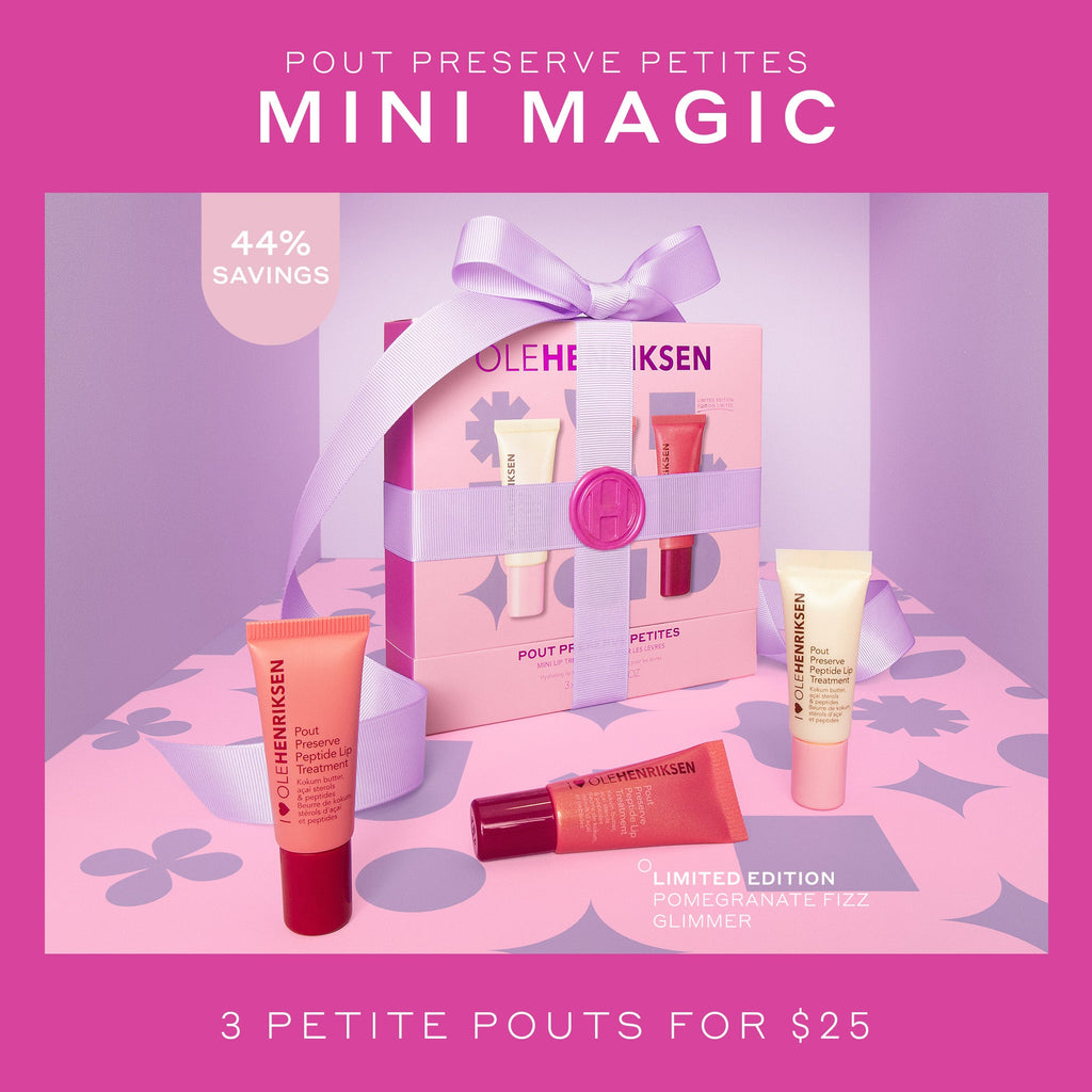 Pout Preserve Mini Hydrating Peptide Lip Trio Your Skincare Essential before Bed