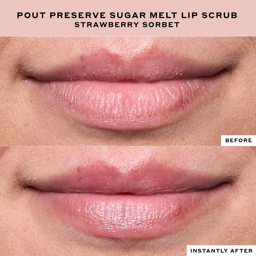 Pout Preserve Sugar Melt Lip Scrub Your Skincare Essential for a Long Weekend