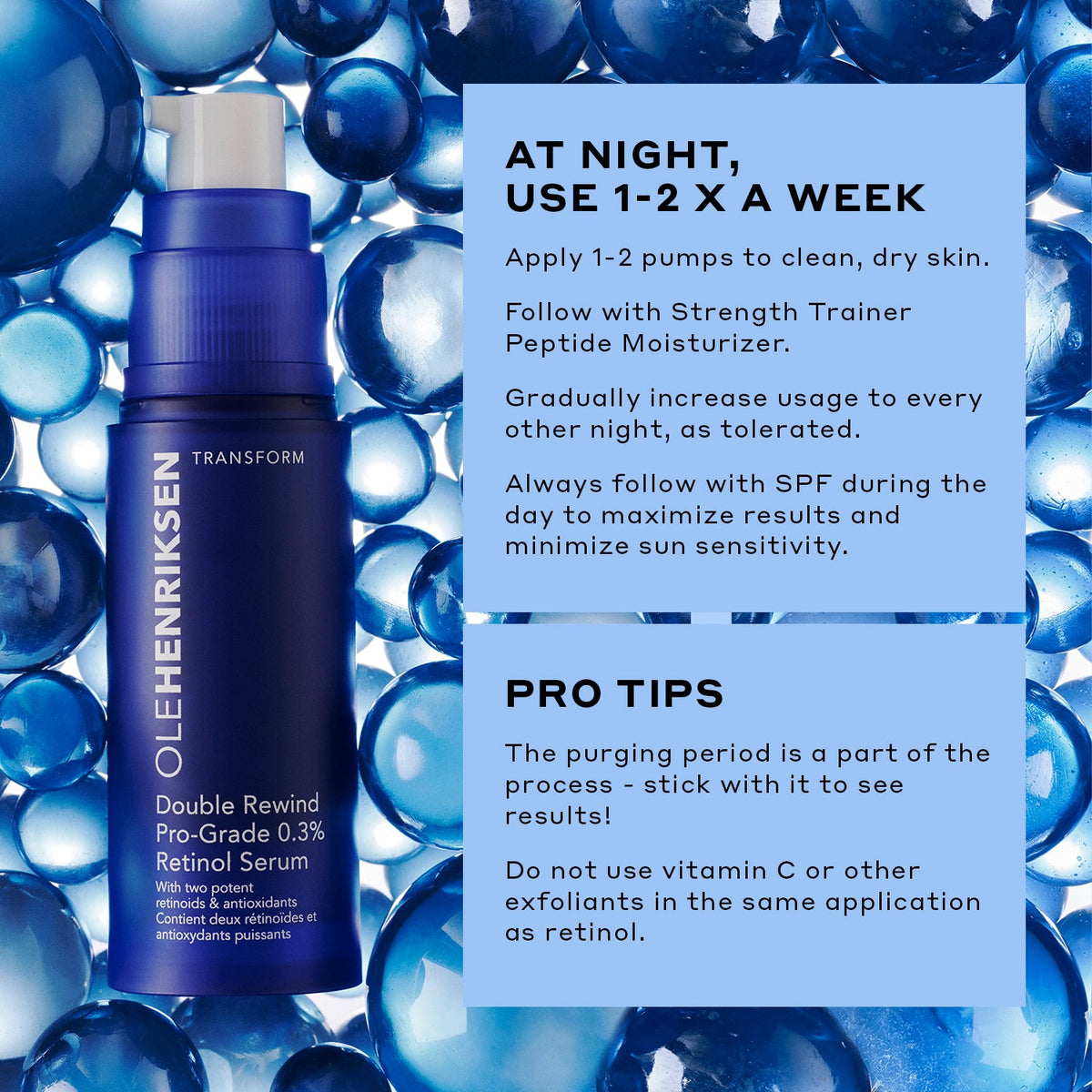 Double Rewind 0.3% Pro-Grade Retinol Serum Your Beauty Choice for Personal Time