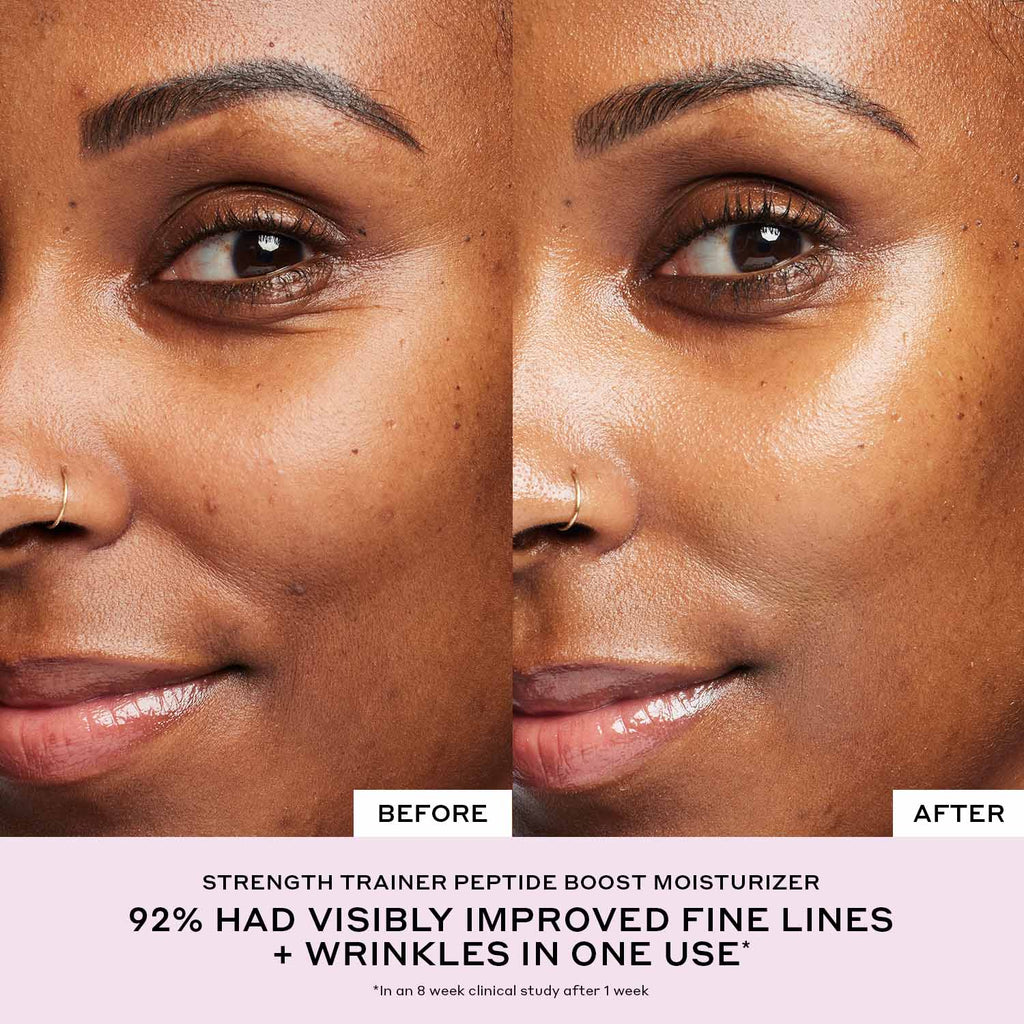 Strength Trainer Peptide Boost Moisturizer Your Beauty Pick on a Busy Morning