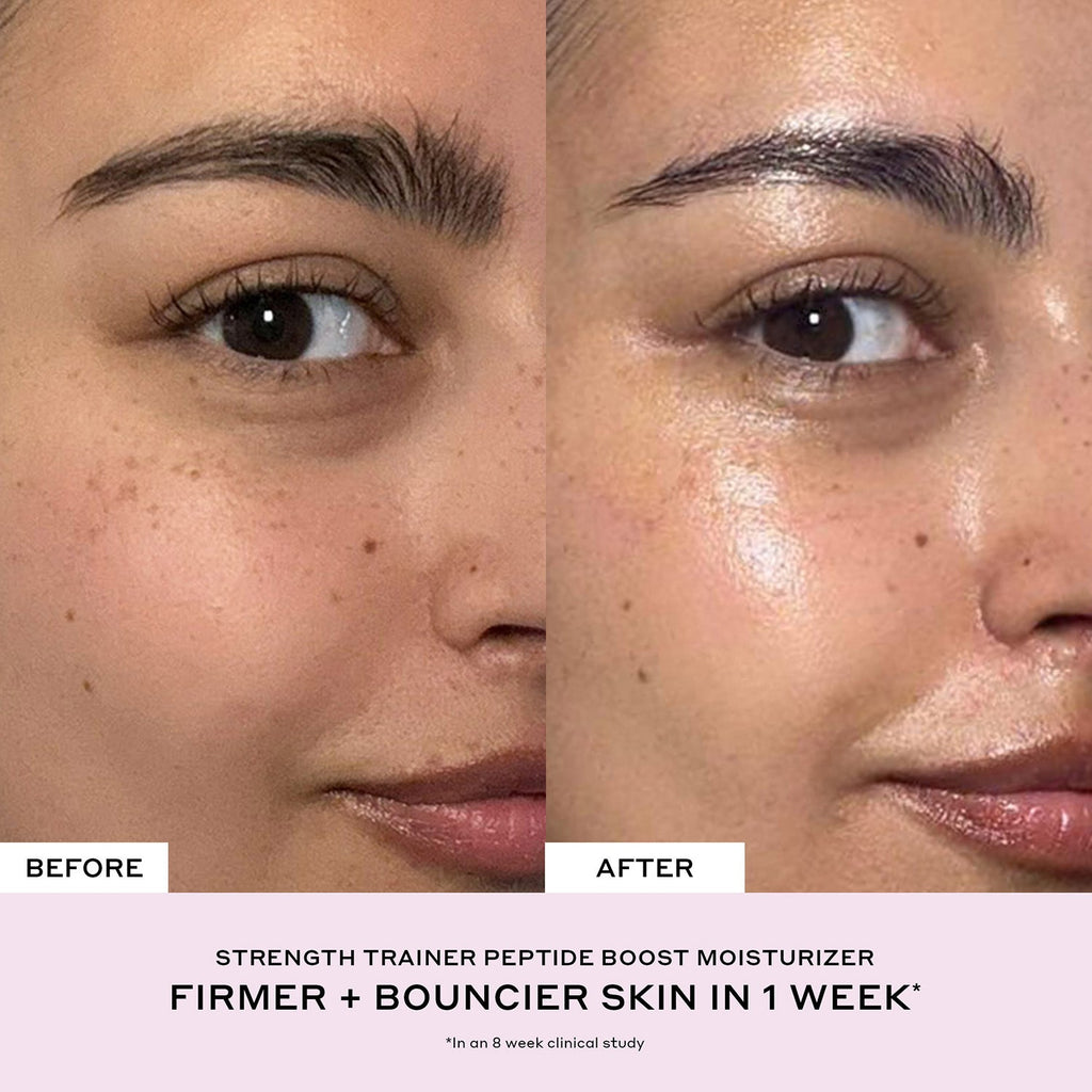 Strength Trainer Peptide Boost Moisturizer Your Beauty Pick on a Busy Morning