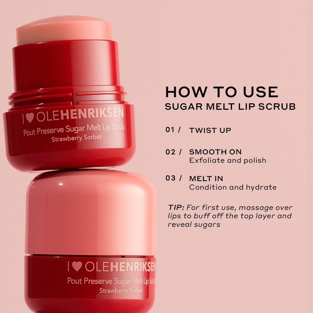 Pout Preserve Sugar Melt Lip Scrub Your Skincare Essential for a Long Weekend
